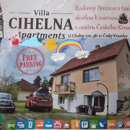 Villa Cihelna Apartments Český Krumlov Dış mekan fotoğraf